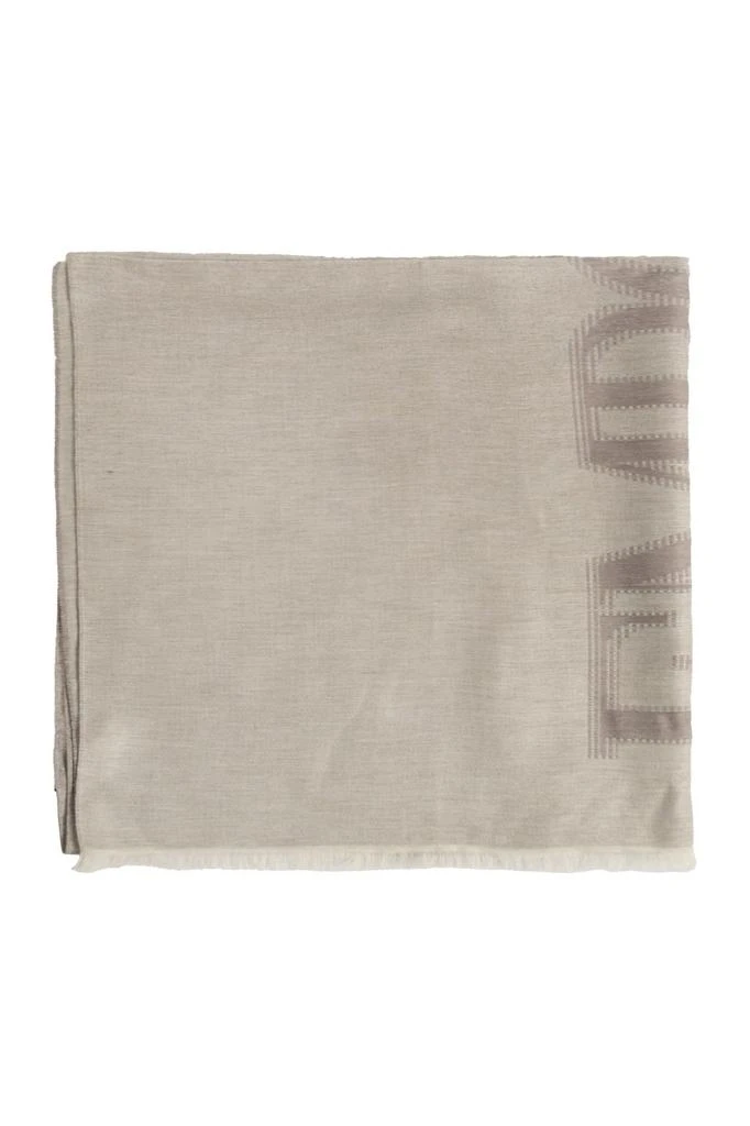 Emporio Armani Emporio Armani Logo Jacquard Scarf