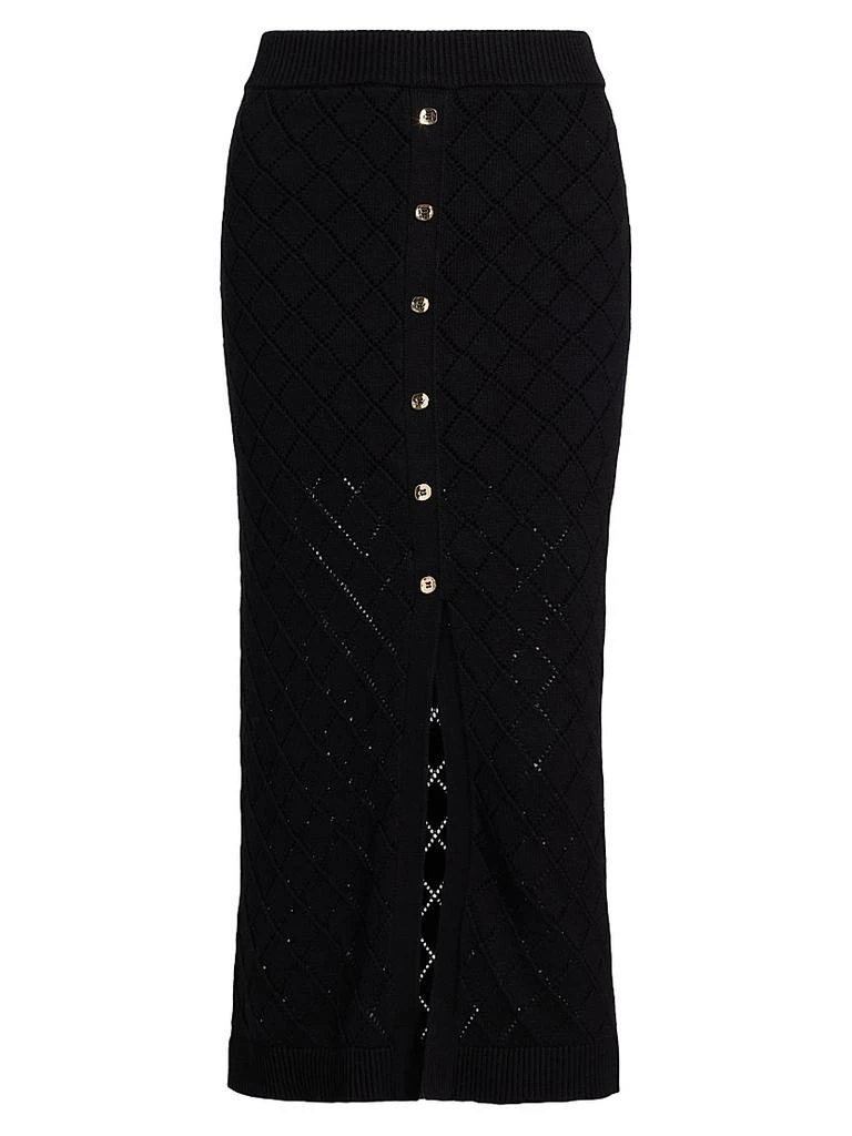 Hevron Mia Pointelle Midi-Skirt 1