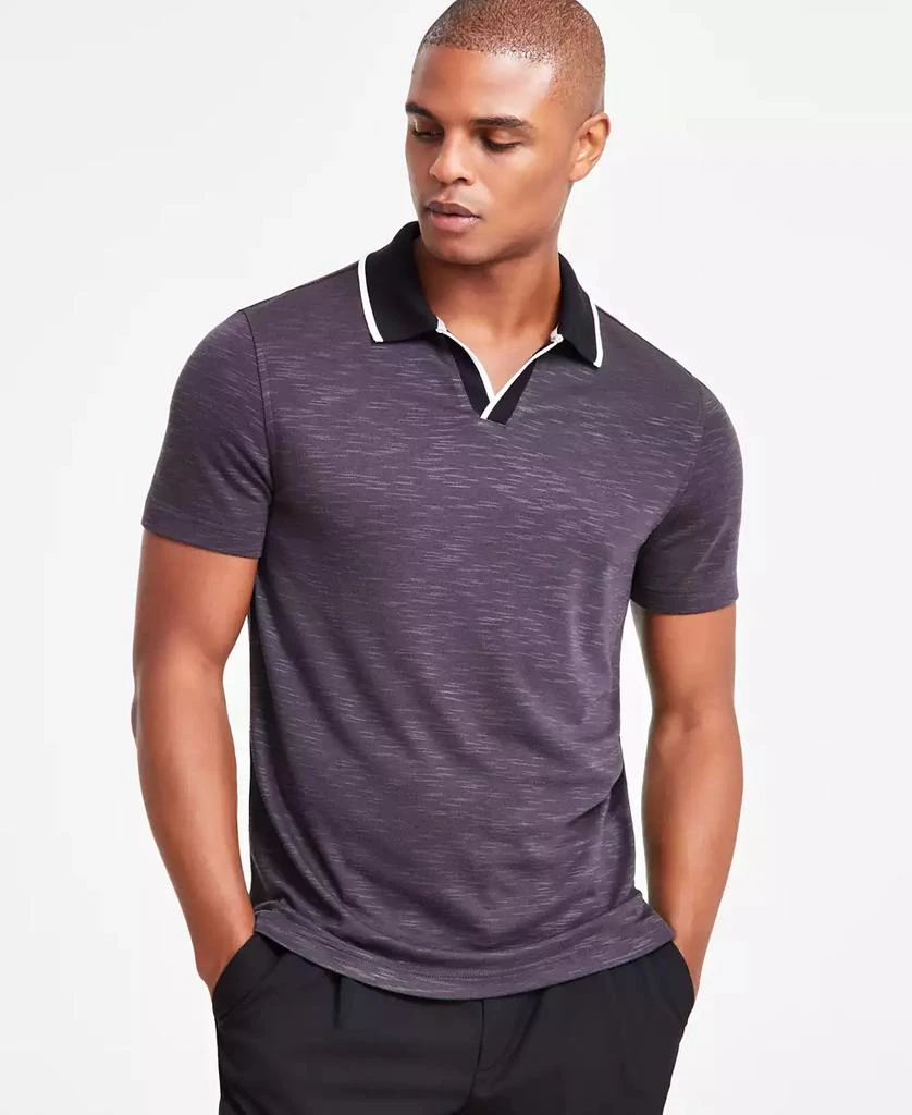 Alfani Men's Johnny Collar Polo, Created for Macy's 1