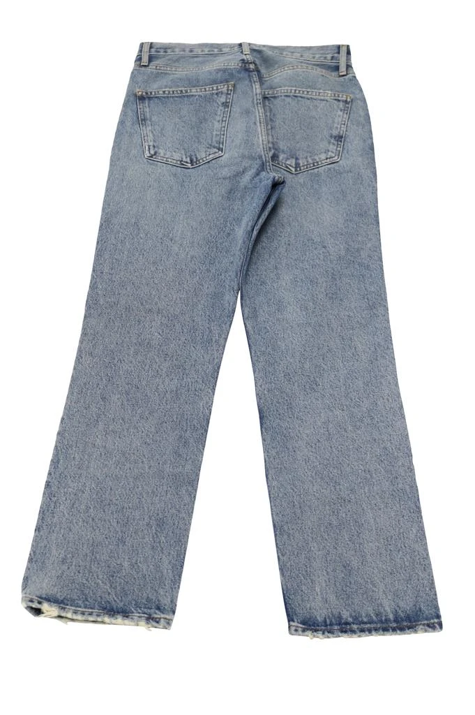 AGOLDE Agolde Ripley Mid Rise Jeans in Blue Cotton 2