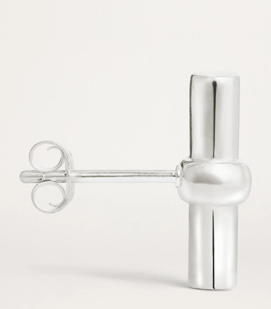 TILLY SVEAAS Sterling Silver T-Bar Stud Earrings 4