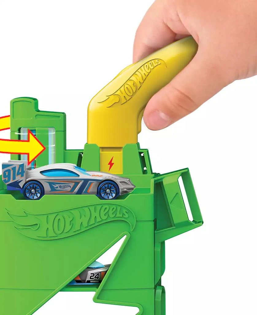 Hot Wheels City Super Recharge Fuel Station Toy Car 4