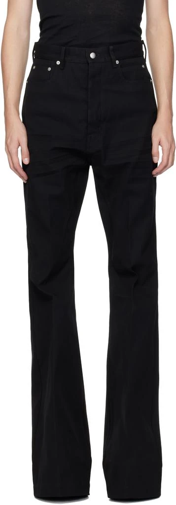 Rick Owens Black Concordians Bolan Jeans 1