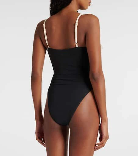 Same Floral-appliqué high-rise swimsuit 3