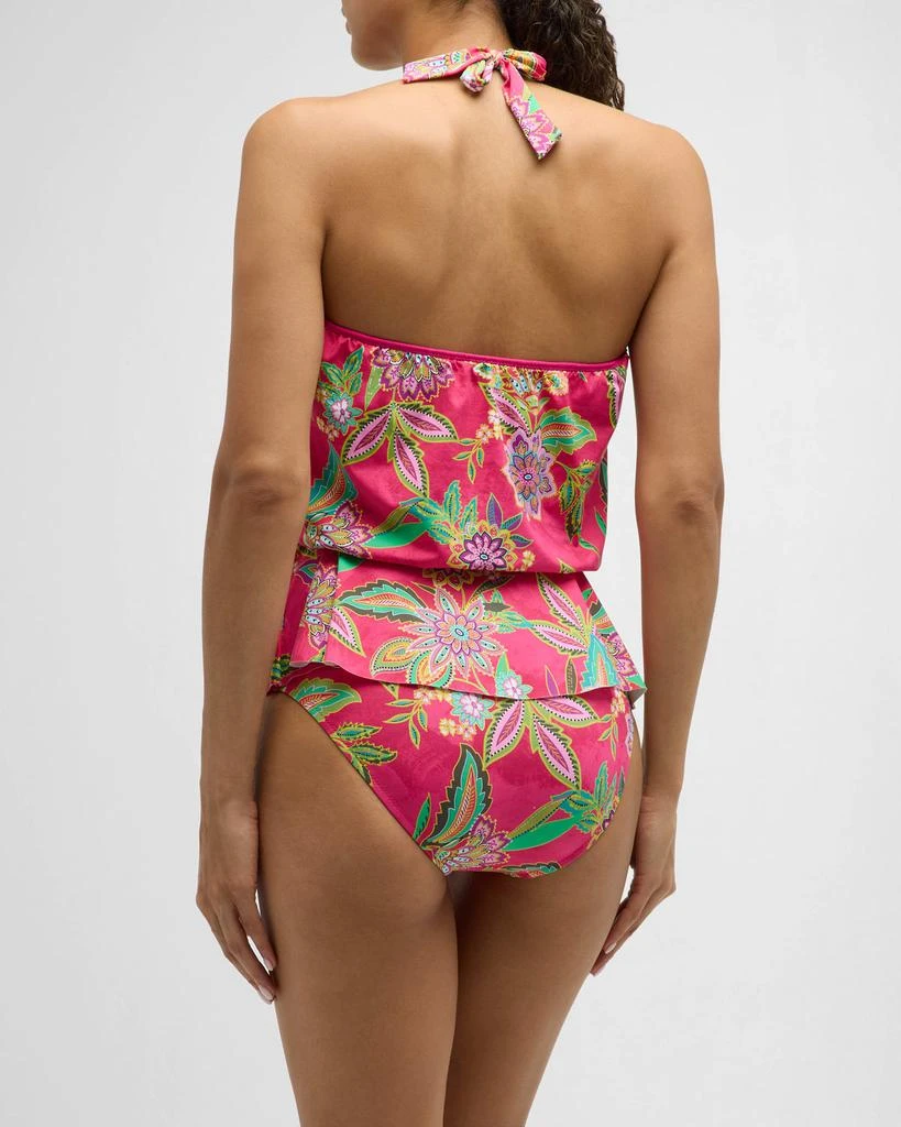 Johnny Was Flamingo Tankini Swim Top 4