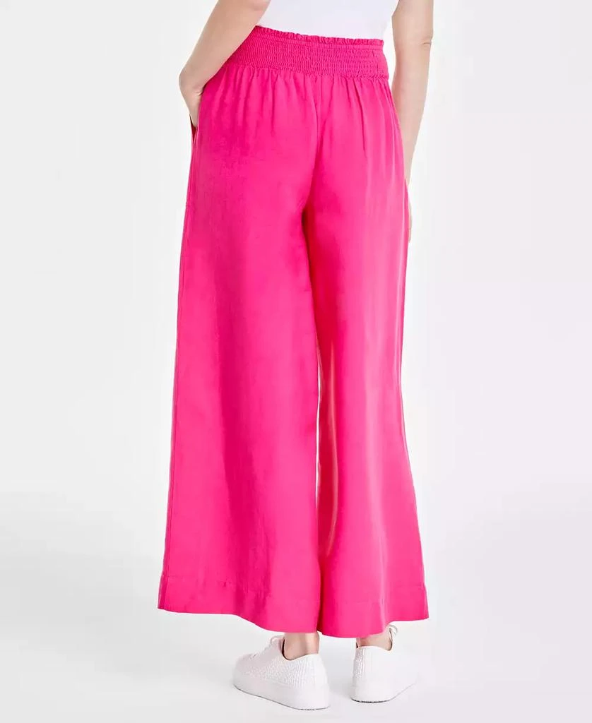 On 34th Women's Linen-Blend High-Rise Wide-Leg Pants, Created for Macy's 2