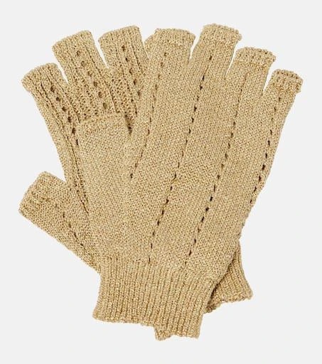 Valentino Knitted fingerless gloves 1