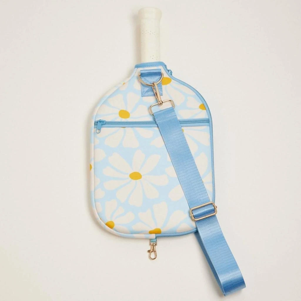 Stone 
Stitch Stone 
Stitch - Women
s Abstract Daisy Floral Neoprene Pickleball Paddle Bag 3