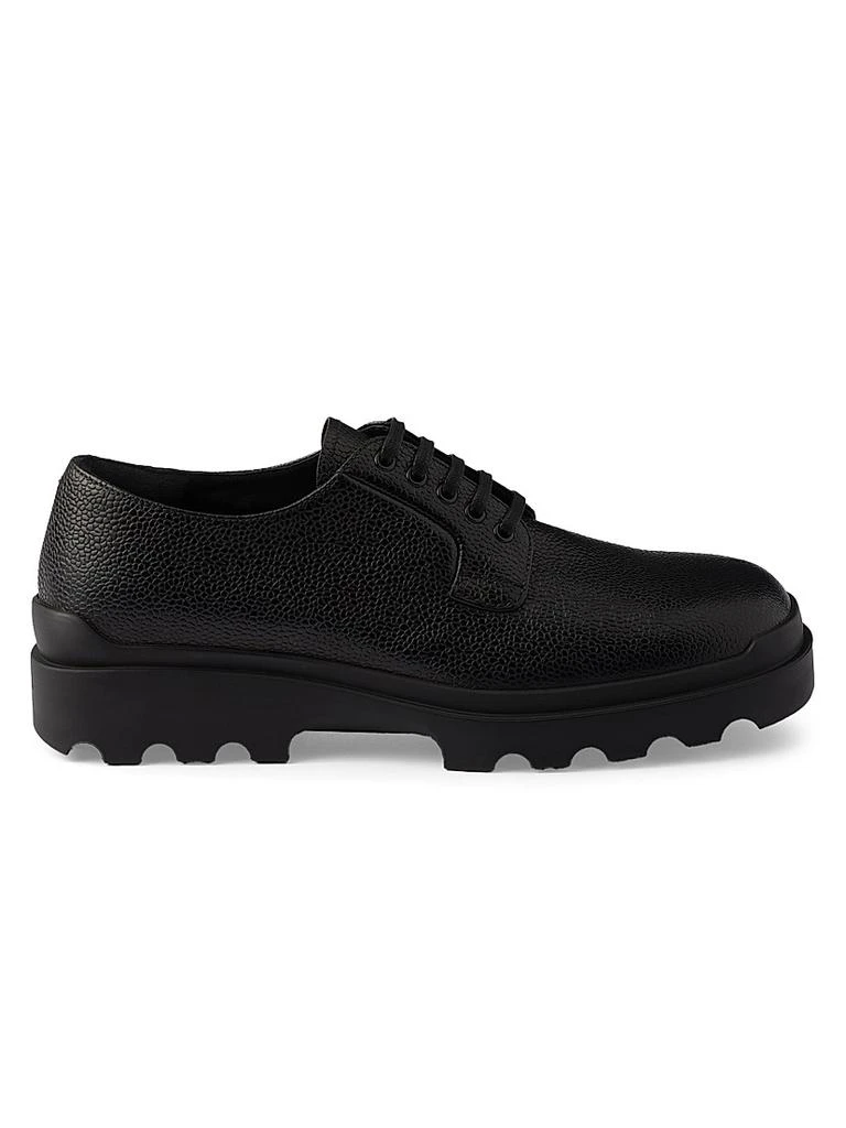 Prada Dark Navy Leather Loafers with Croc Penny Detail Prada Size 41.5 Navy Blue Croc Embossed Leather Loafers  main image 2