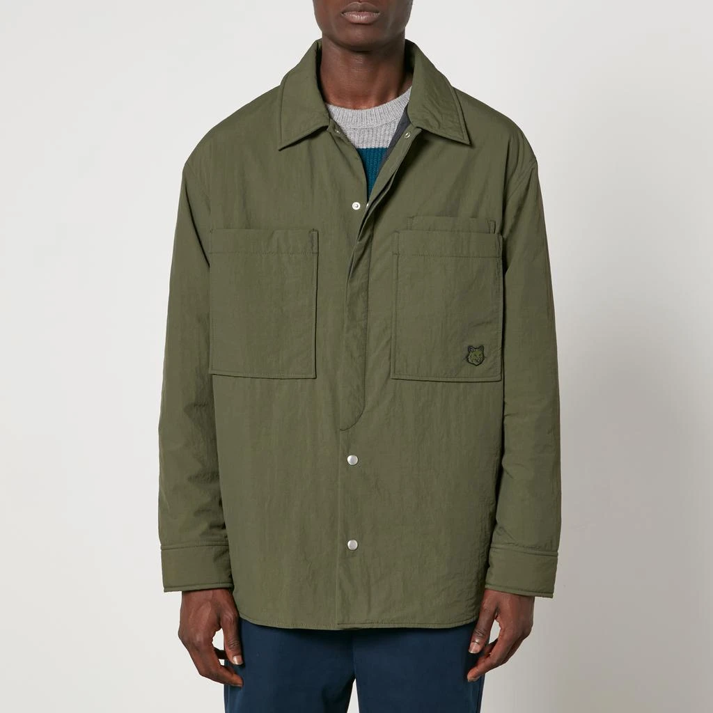 Maison Kitsuné Maison Kitsuné Nylon Fox Head Nylon Padded Overshirt 1