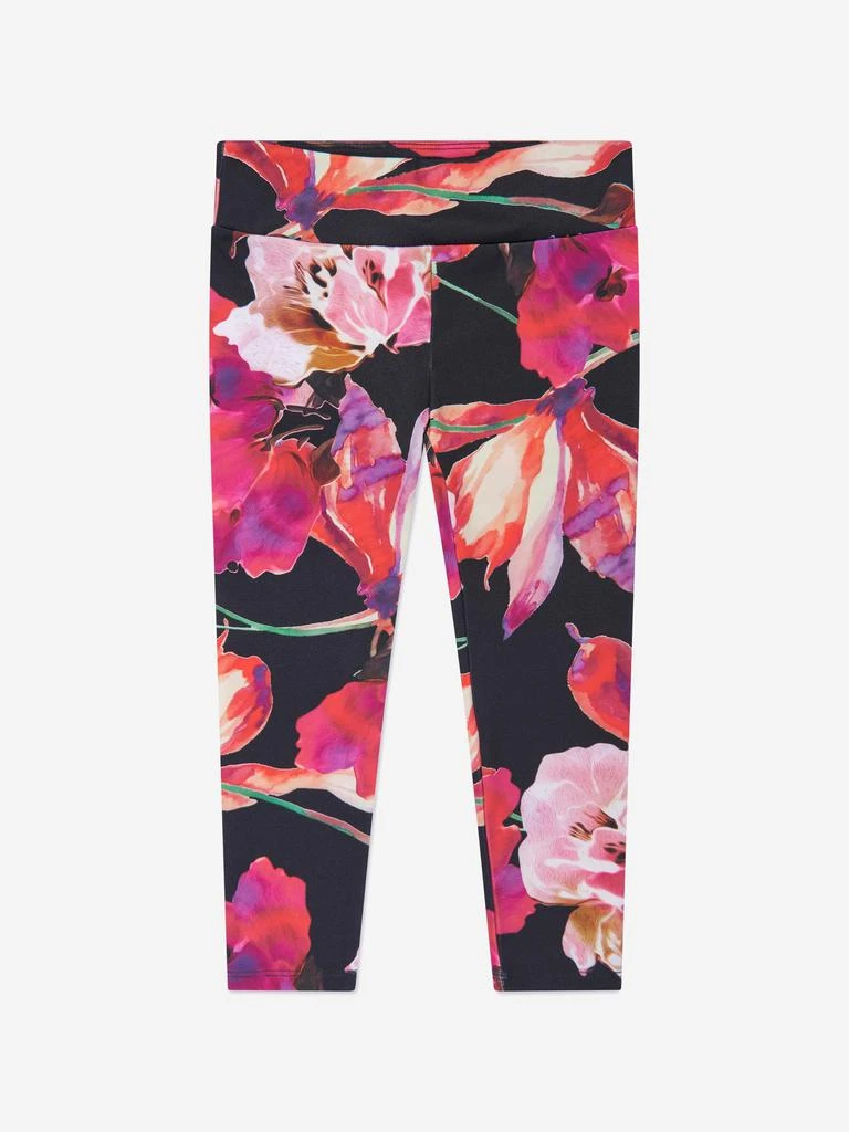 GUESS Guess Girls Floral Print Leggings in Pink 1