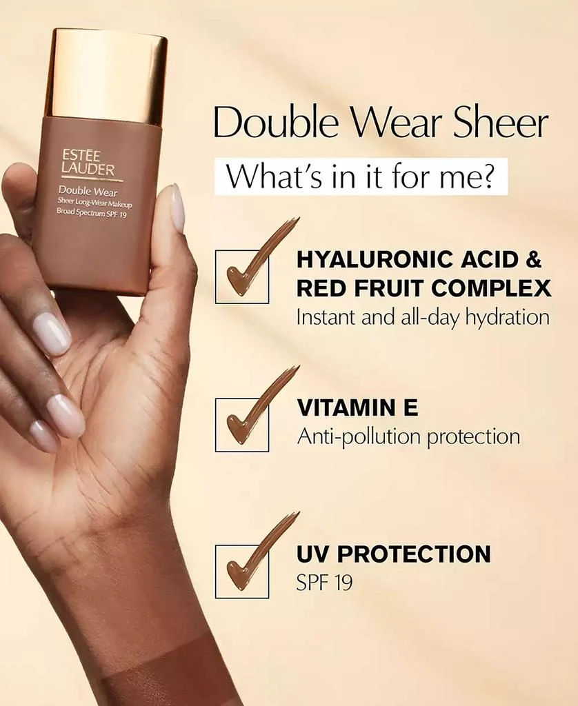 Estée Lauder Double Wear Sheer Long-Wear Foundation SPF19, 1 oz. 5