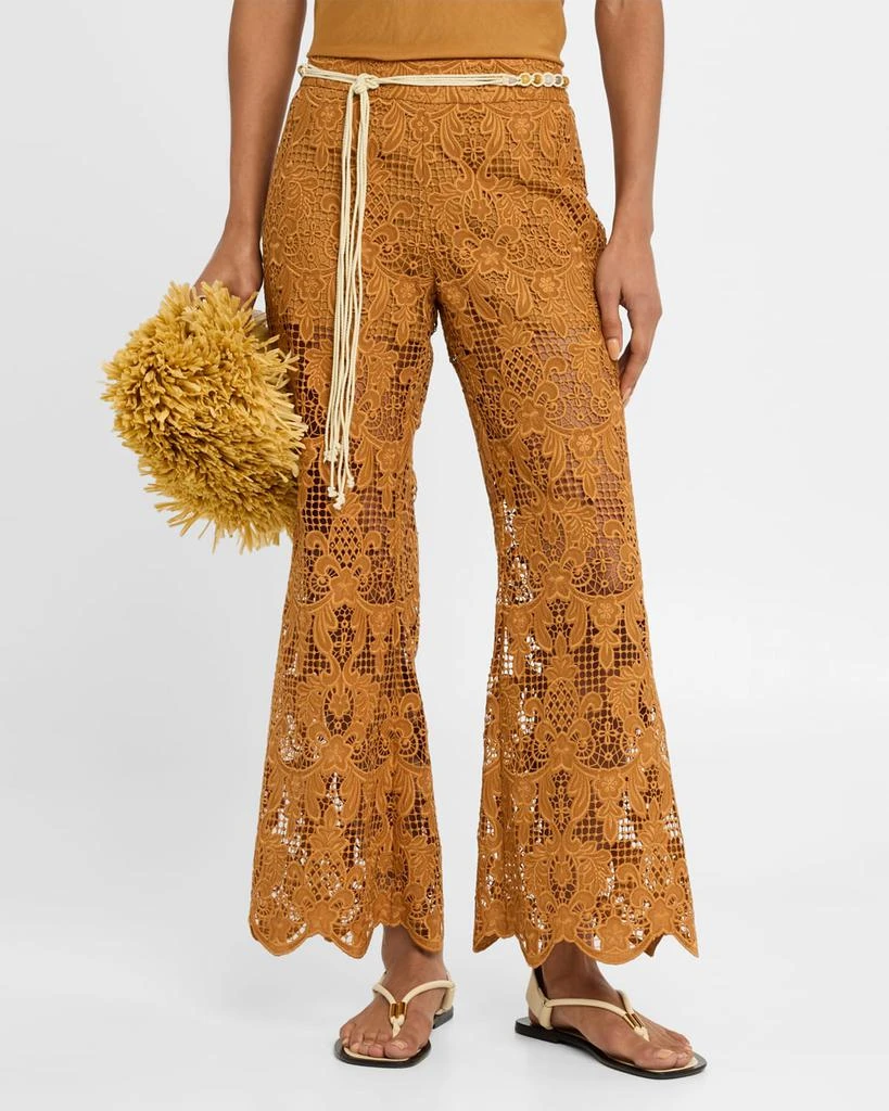 Zimmermann Coco Lace Flare Pants 4
