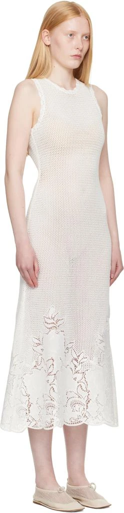 Erdem White Sleeveless Midi Dress 2
