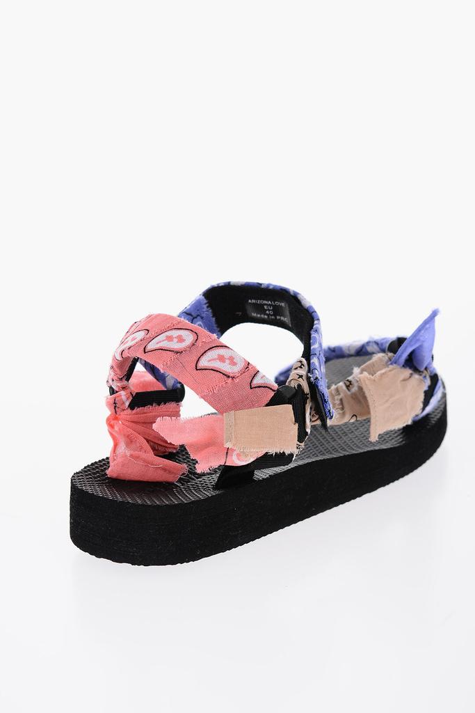 Arizona Love Trekky Low Sandals With Bandana Pattern