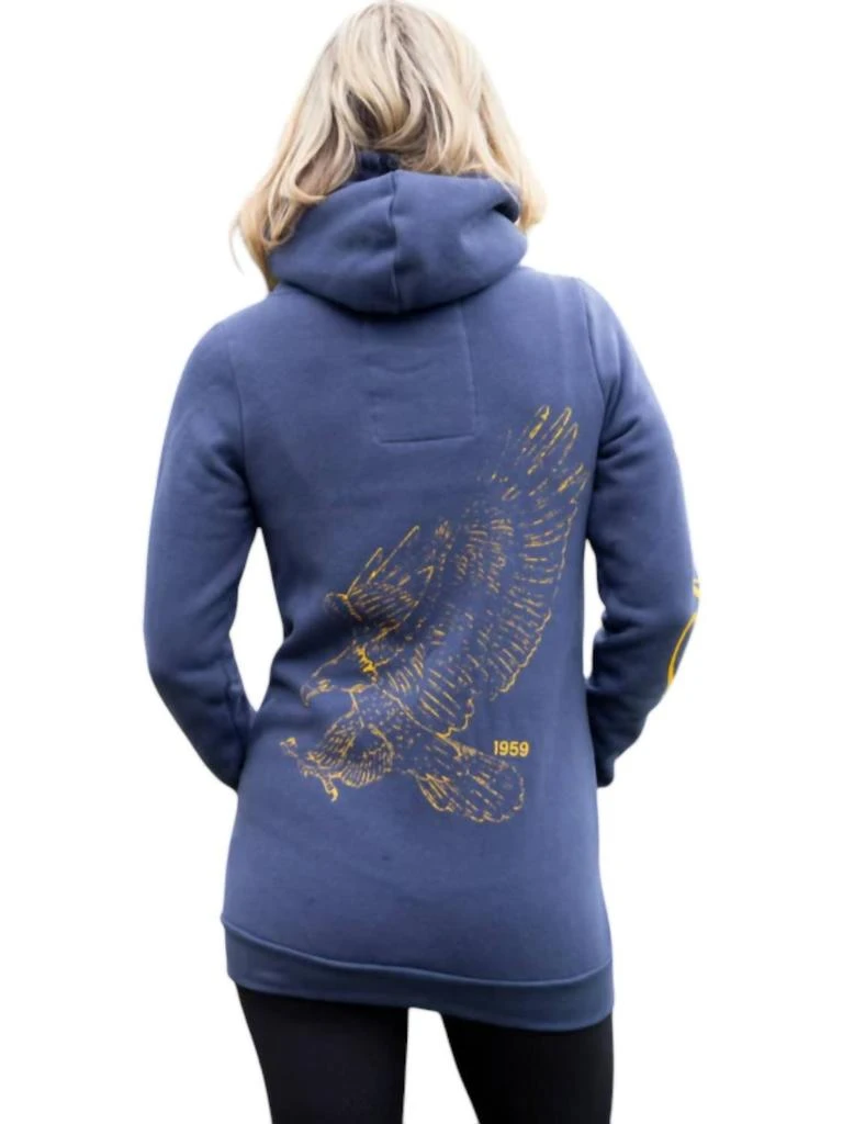Rebel Yell 2024 Usa Made  Anniversary Hoodie In Navy 2