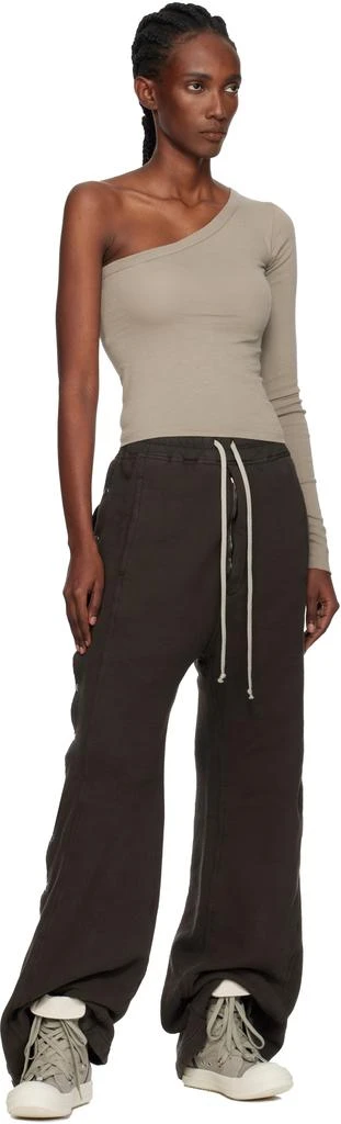 Rick Owens Taupe Concordians Megalace Sneaks Sneakers 5