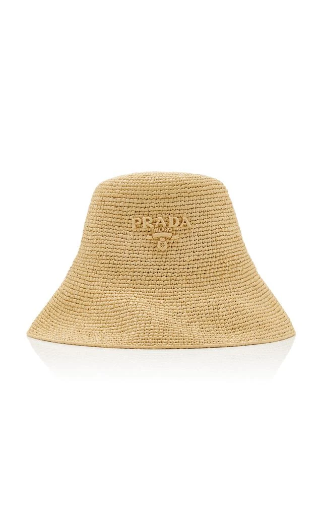 Prada Prada Raffia Bucket Hat - Moda Operandi - Hats  display picture 3