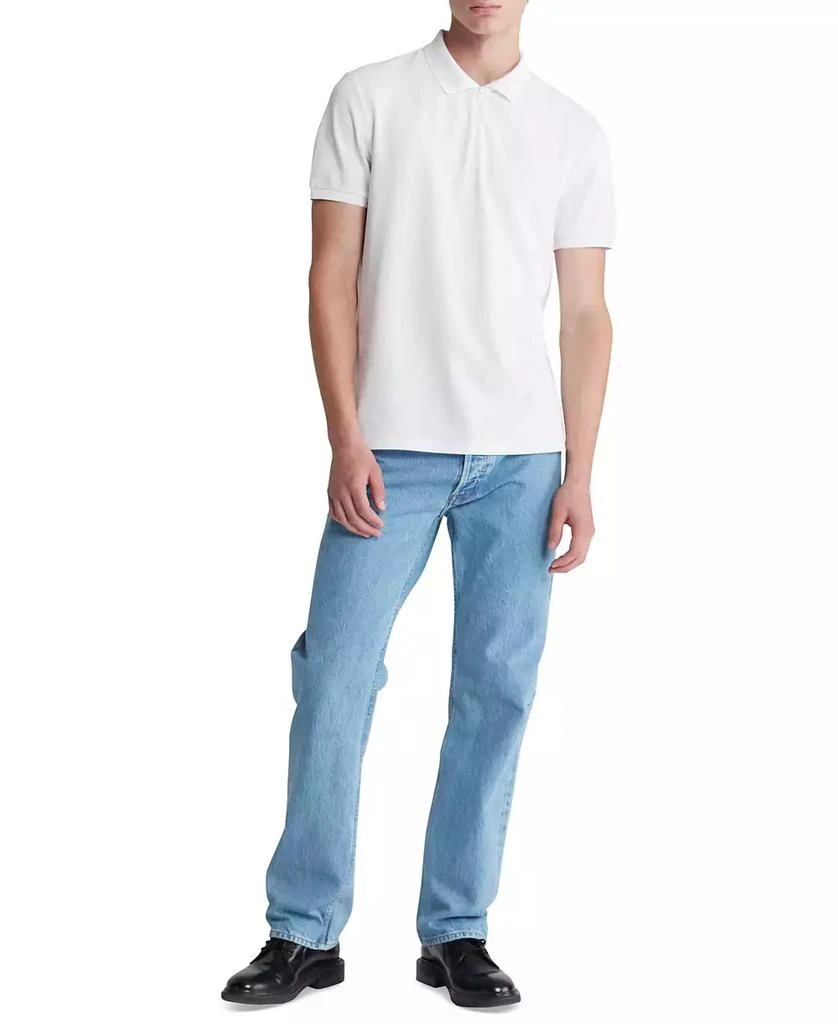 Calvin Klein Men's Athletic Tech Zip Polo Shirt 4