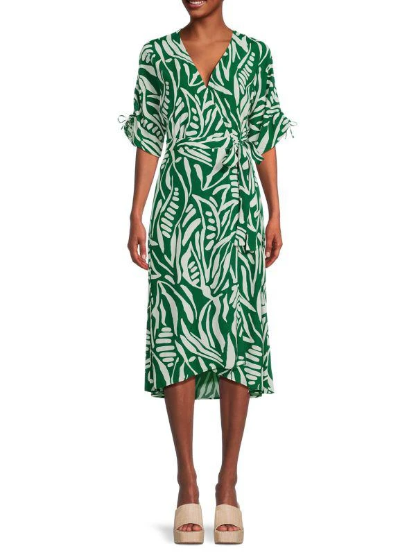 ba&sh Botanical Wrap Dress 1