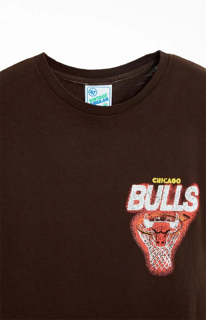 47 Brand Chicago Bulls '47 Vintage Tubular Dagger Tradition Premium T-Shirt 3