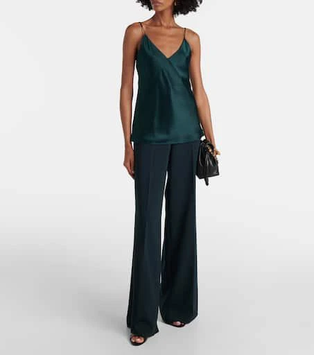 Max Mara Metello silk satin tank top 2