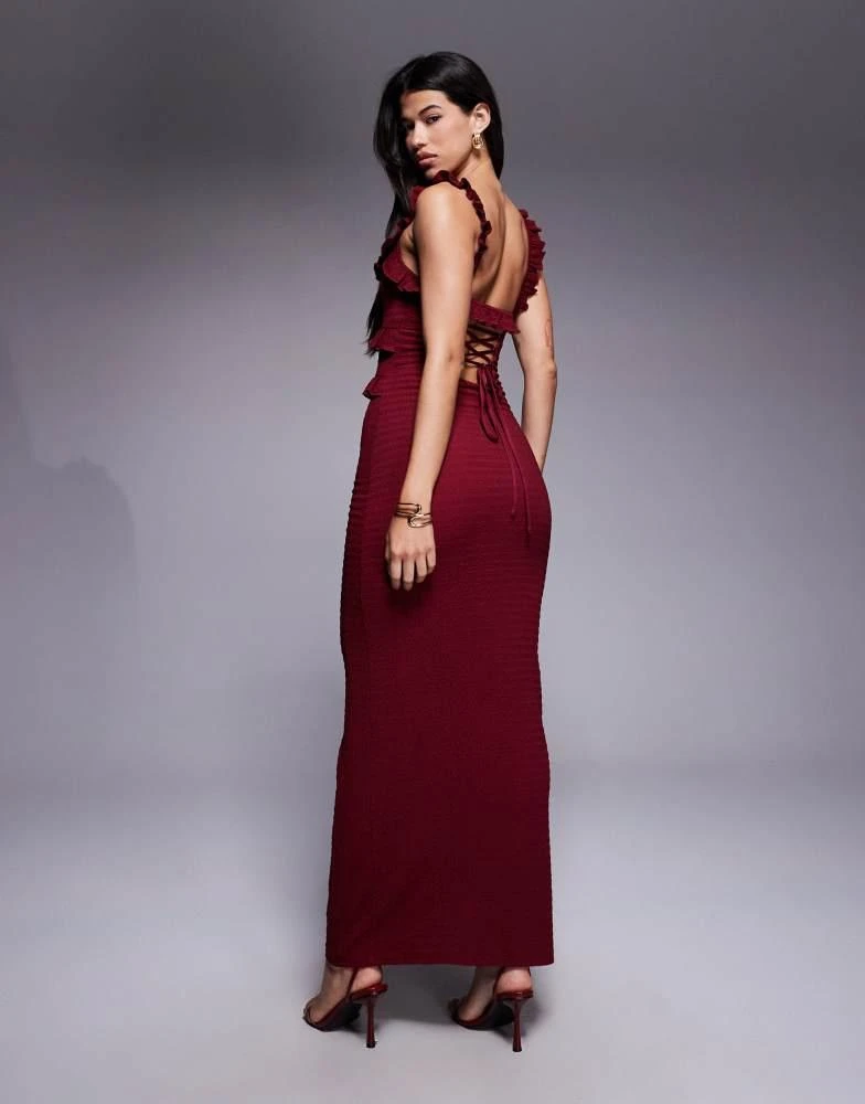 www lace dresses Laced In Love Maxi Dress L Dusty Olive by Lane 201