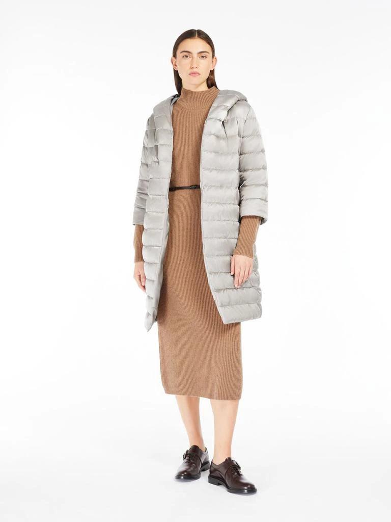 Weekend Max Mara Reversible down jacket in water-repellent satin 6