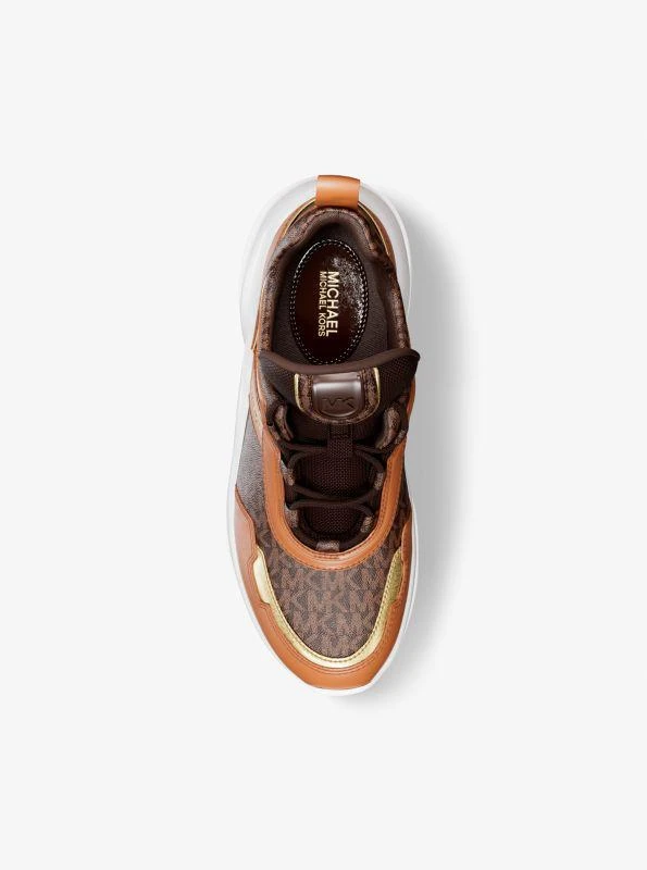 Michael Kors Olympia Signature Logo Trainer 5