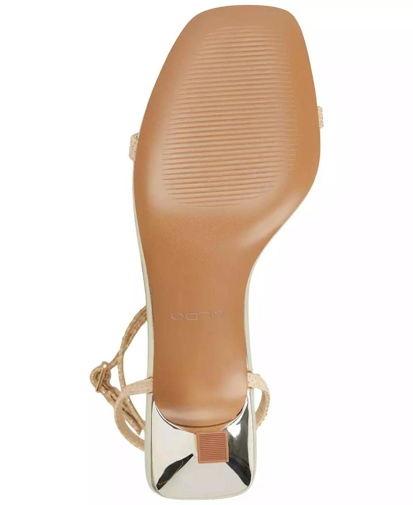 ALDO Women's Dime Strappy Square-Toe Dress Sandals 5