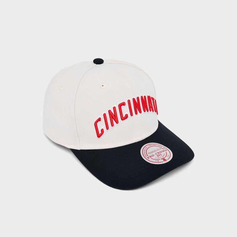 New Era Mitchell & Ness Cincinnati Reds MLB Pro Crown Snapback Hat