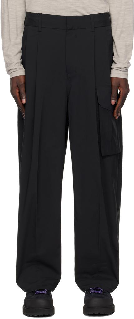 DESCENTE Black Primeflex Wide Cargo Pants