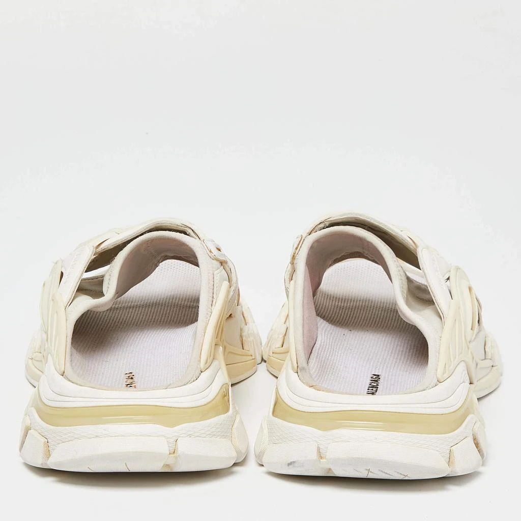 Balenciaga Balenciaga White Rubber and Neoprene Track Flat Slides Size 39 5