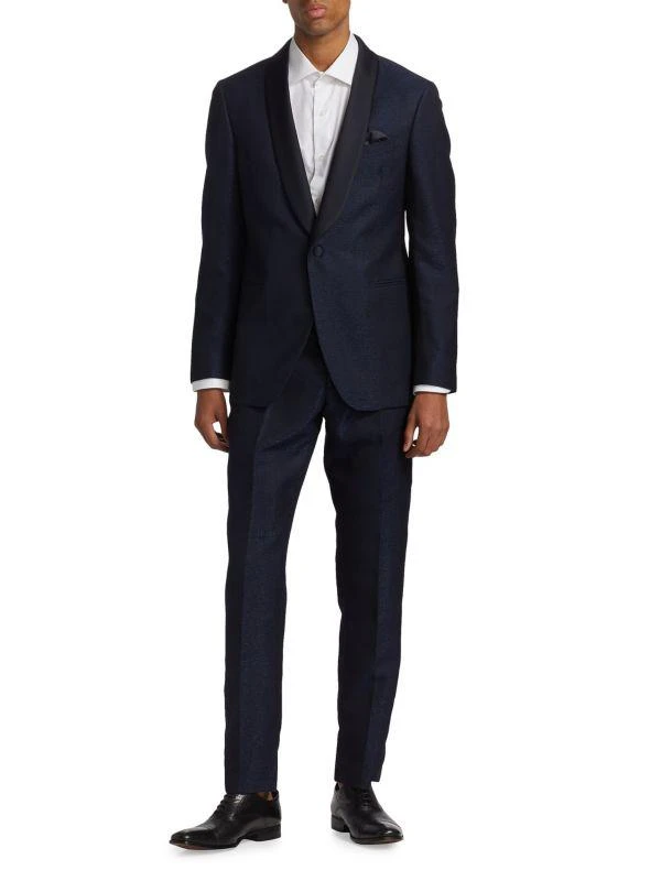 Saks Fifth Avenue COLLECTION Texture Shine Tuxedo 1