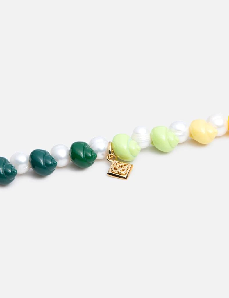 Casablanca GOLD PLATED SHELL & PEARL NECKLACE 2