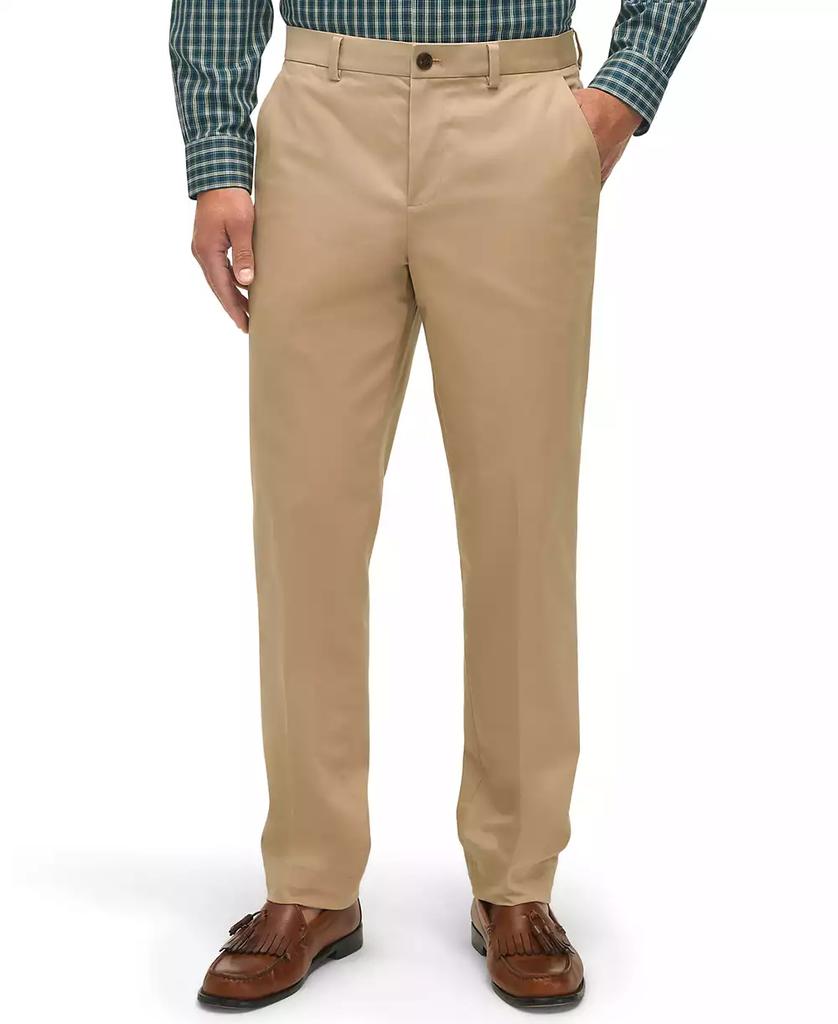 Brooks Brothers Men's Classic-Fit Cotton Stretch Chino Pants
