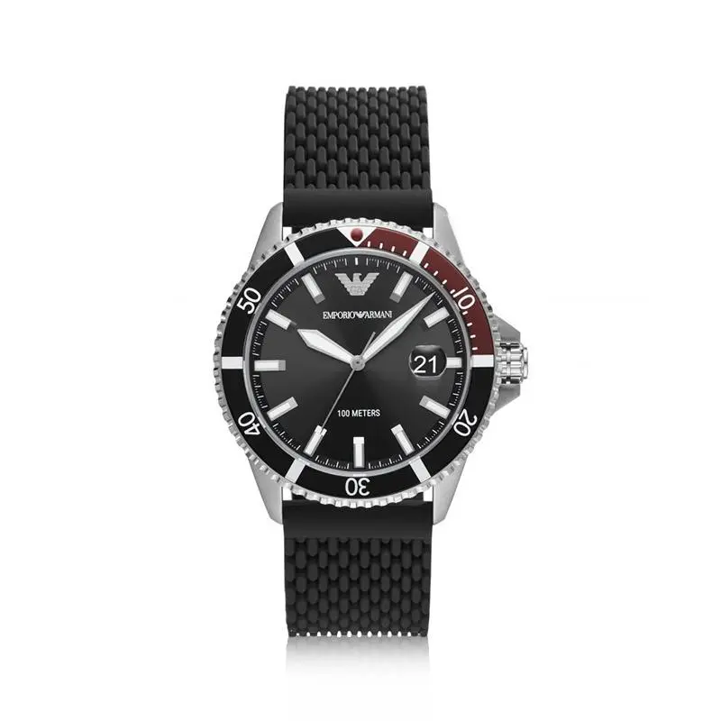 Emporio Armani Emporio Armani - Diver Quartz Black Dial Men\'s Watch (AR11341) 2