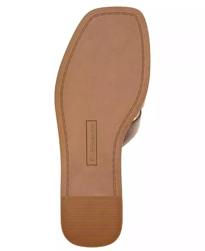 BCBG Women's Meltem Slide Flat Sandals 5