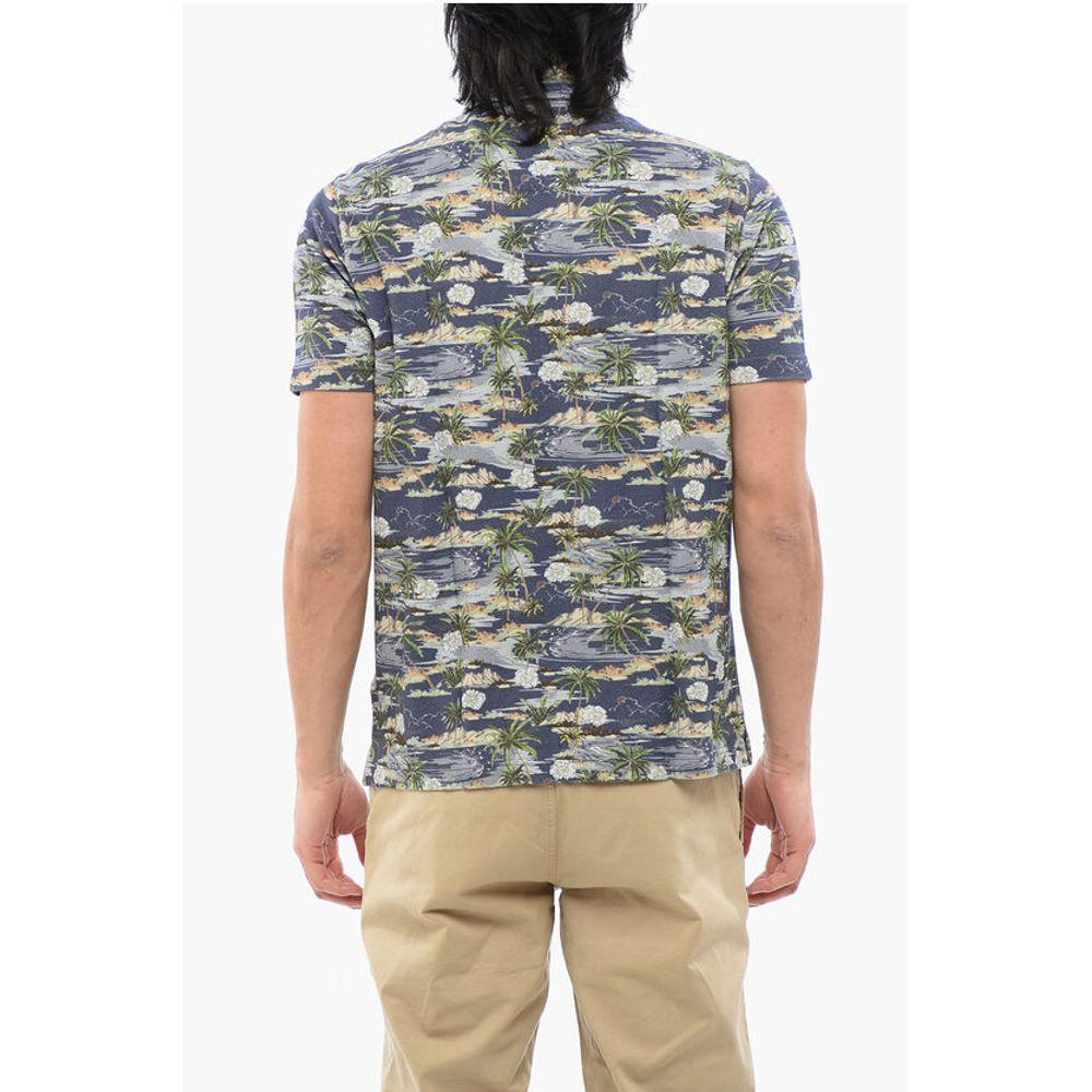 ALTEA Beach Print Cotton Men's Polo