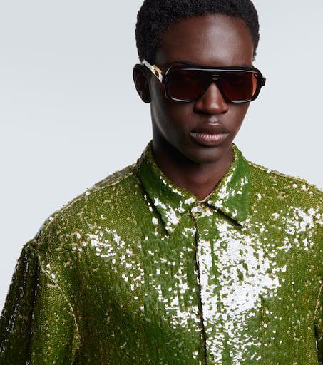 Jacques Marie Mage x Glenn Gould Fugue aviator sunglasses