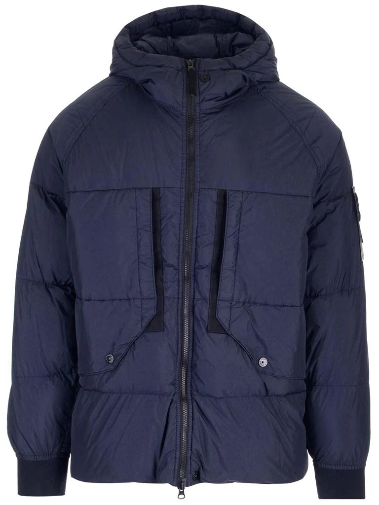 Stone Island Blue Down Jacket 1