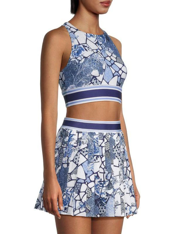 Johnny Was Wild Bloom Floral Reversible Sports Bra 3