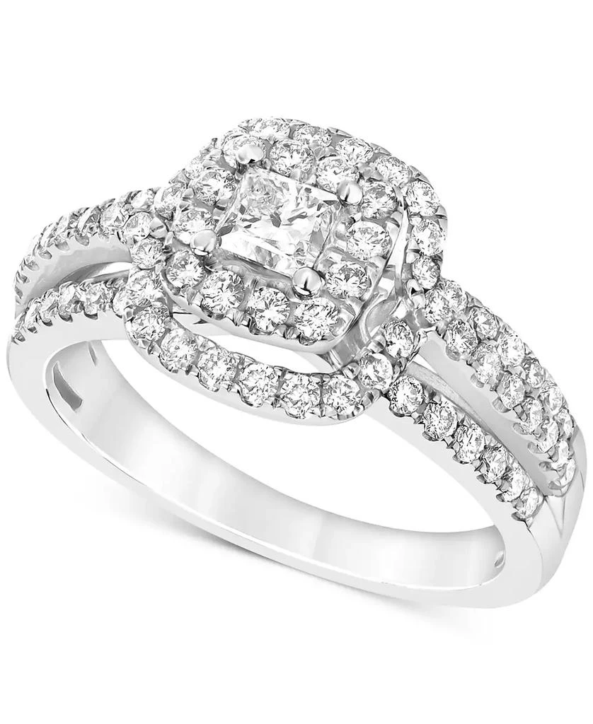 Macy's Diamond Princess Round Cluster Ring (1 in 10k