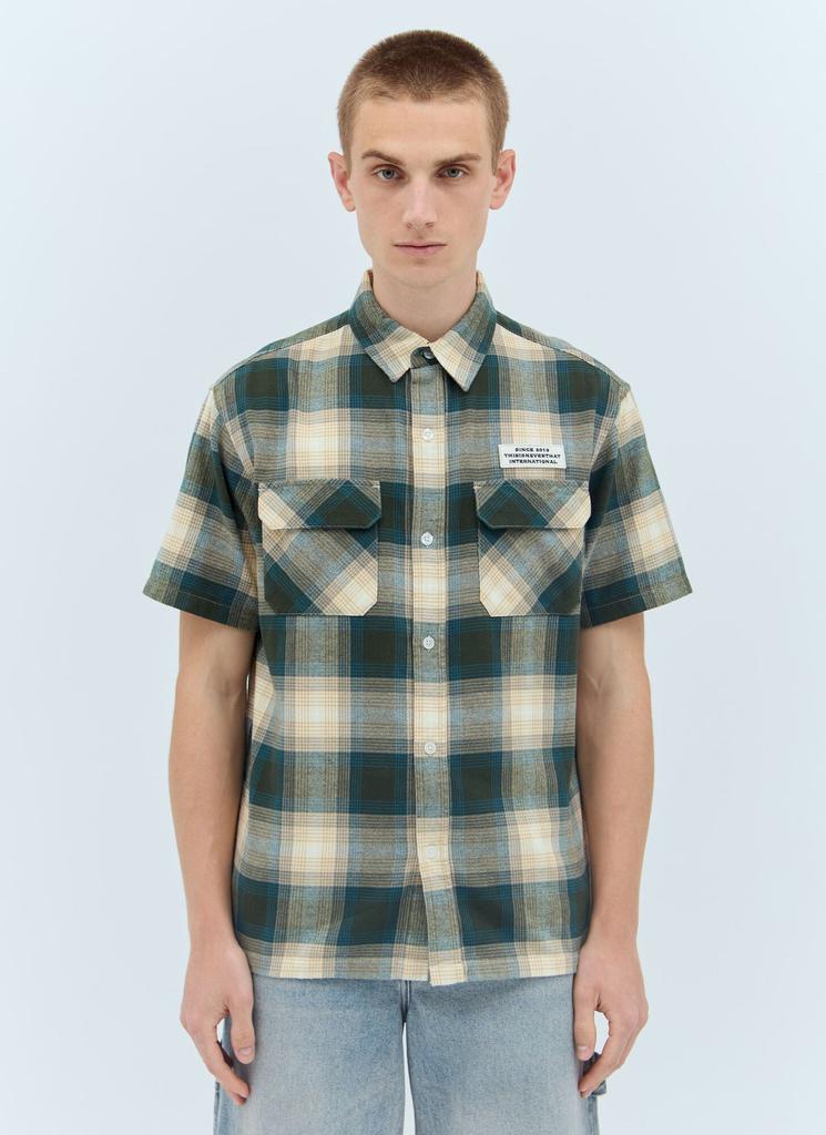 thisisneverthat Thisisneverthat® Ombre Plaid Shirt