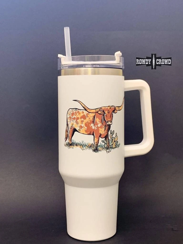 Rowdy Crowd Rowdy Crowd - No Bull 40 oz Stainless Steel Tumbler