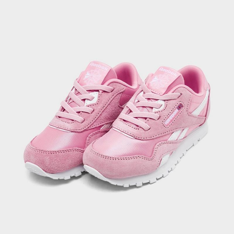 Reebok Girls' Toddler Reebok Classic Nylon Stretch Lace Casual Shoes
