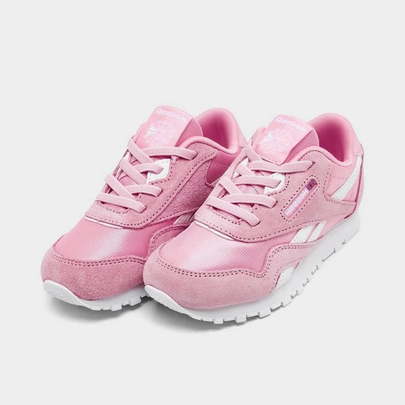 Reebok Girls' Toddler Reebok Classic Nylon Stretch Lace Casual Shoes 2