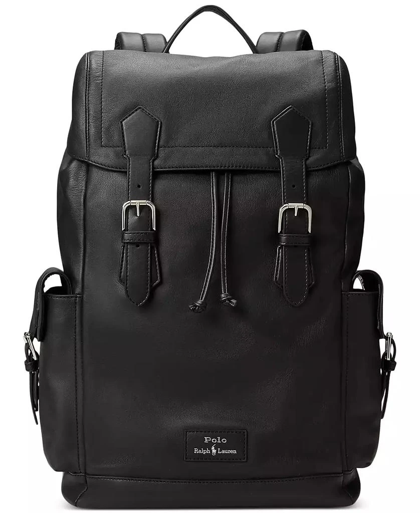 Ralph Lauren Men's Smooth Leather Backpack 1