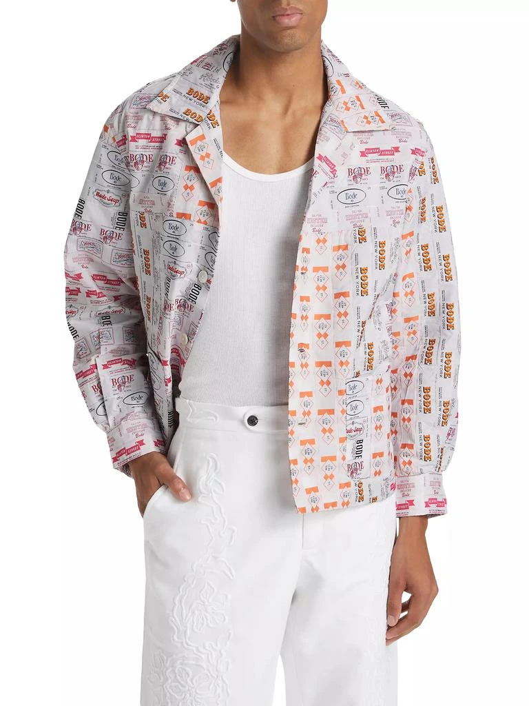 BODE Clinton Street Label Overshirt 3