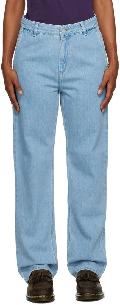 Carhartt WIP Blue Pierce Jeans 1